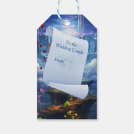Etiqueta Para Presente Fantasy Realms of Magic Scenery designs