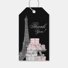 Etiqueta Para Presente Favor da Festa de aniversário de Paris