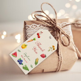 Etiqueta Para Presente Favor de agradecimento para chá de bebê com produt