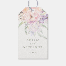 Etiqueta Para Presente Favor de casamento Jardim Pastel