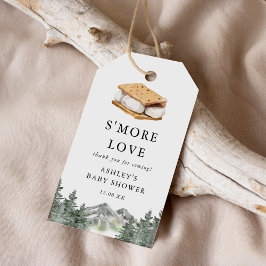 Etiqueta Para Presente Favor de Churrasco de S'more ao Ar Livre para Chás