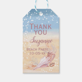 Etiqueta Para Presente Favor de festa de agradecimento tema praia
