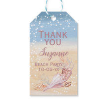 Favor de festa de agradecimento tema praia com con