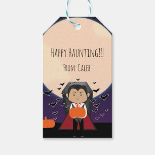 Etiqueta Para Presente Favor de festa de aniversário de Halloween do Pequ