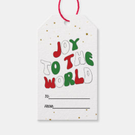 Etiqueta Para Presente Favor de Festa de Férias Retro na Moda e Natal
