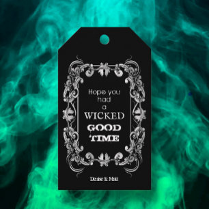 Etiqueta Para Presente Favor de Halloween de um Tempo Muito Bom