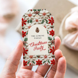 Etiqueta Para Presente Favor de Natal Personalizado