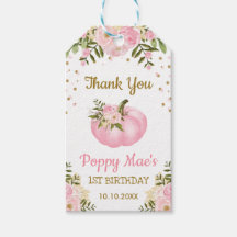 Favor de queda de Festa de aniversário de abóbora 