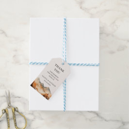 Etiqueta Para Presente Favor do Casamento da Montanha Fall