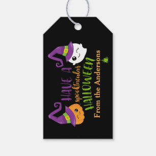 Etiqueta Para Presente Favor personalizado partido de Spooktacular o Dia