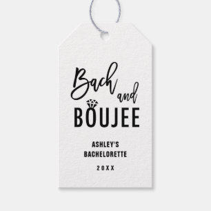 Etiqueta Para Presente Favores da Festa de solteira Bach e Boujee