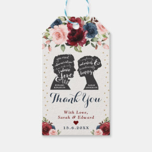 Etiqueta Para Presente Favores Dourados do casamento do nerd do livro da