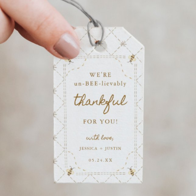 Etiqueta Para Presente Favorzinho de Abelhazinha Muito Obrigada (Criador carregado)