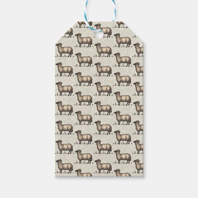 Etiqueta Para Presente Fazenda De Ovinos (Frente)