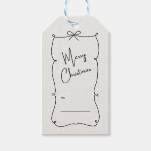 Etiqueta Para Presente Fazenda Elegante Feliz Natal Amor Sempre