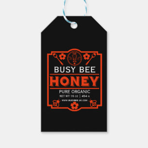 Etiqueta Para Presente Fazendeiros vendem Honey Jar