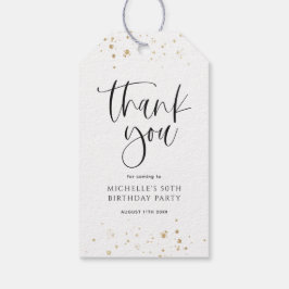 Etiqueta Para Presente Fazer 50 Pareces Bem Botânico Obrigado Aniversário