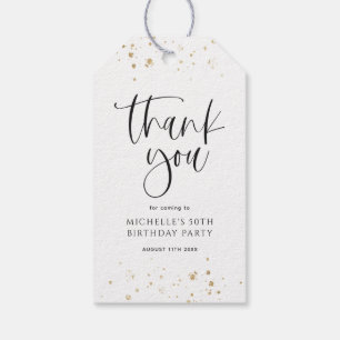 Etiqueta Para Presente Fazer 50 Pareces Bem Botânico Obrigado Aniversário