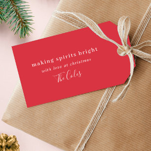 Etiqueta Para Presente Fazer Espirita Brilhante Natal Na moda