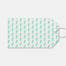 Etiqueta Para Presente Feather blown by the wind