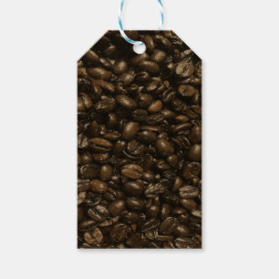 Etiqueta Para Presente Feijões de café