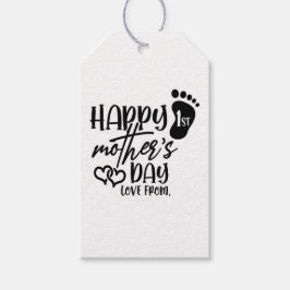 Etiqueta Para Presente Feliz 1º Dia das Mães