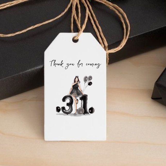 Etiqueta Para Presente feliz 31 anos, (Criador carregado)