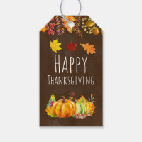 Feliz Ação de Graças com Pumpkins e Foliage