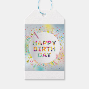 Etiqueta Para Presente Feliz aniversário