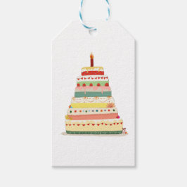 Etiqueta Para Presente Feliz aniversário