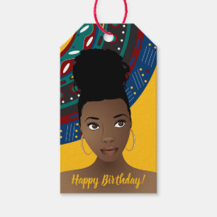 Etiqueta Para Presente Feliz aniversário! Beleza natural, inspiração