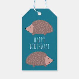 Etiqueta Para Presente Feliz Aniversário da Floresta do Céu