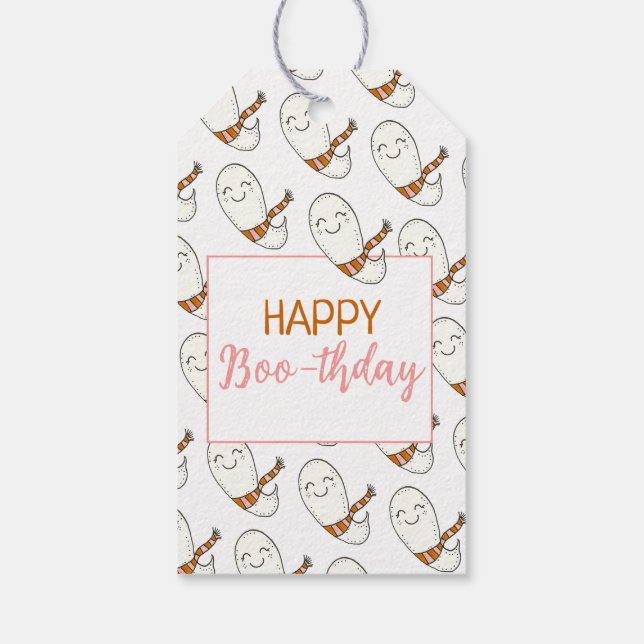 Etiqueta Para Presente Feliz aniversário de dois dias (Verso)