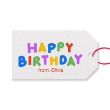 Feliz Aniversário do Colorir Script