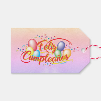 Etiqueta Para Presente Feliz Aniversário | Feliz Cumpleaños