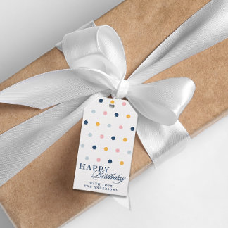 Etiqueta Para Presente Feliz Aniversário Gelado Personalizado