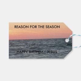 Etiqueta Para Presente Feliz Aniversário, Jesus San Serif, Fonte Geométri