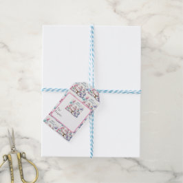 Etiqueta Para Presente Feliz Aniversário Tema Unicórnio