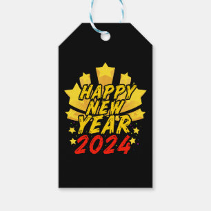 Etiqueta Para Presente Feliz Ano Novo 2024