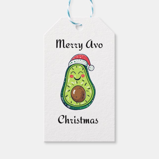 Etiqueta Para Presente Feliz Avo Natal (Frente)
