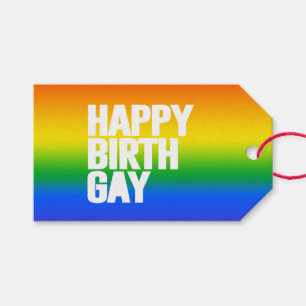 Etiqueta Para Presente Feliz Birthgay