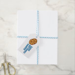Etiqueta Para Presente Feliz Dia de Challah Hanukkah Chanukah Holiday<br><div class="desc">Apresenta uma ilustração original de um pão de chalá trançado, com HAPPY CHALLAH DAYS em uma fonte divertida. Excelente para doação de presente de Hanukkah! Sacos de presentes, tecido, fita e plástico de presentes disponíveis. Esta ilustração também está disponível em outros produtos. Não vê o que está procurando? Precisa de...</div>