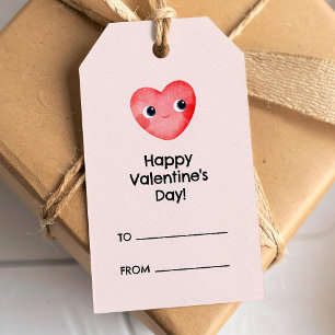 Etiqueta Para Presente Feliz Dia dos Namorados com coraçãozinho de bebê f