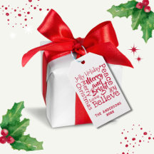 Feliz e Bright Favoritos Ditos de Natal Vermelho