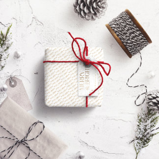 Etiqueta Para Presente Feliz e Brilho Personalizado