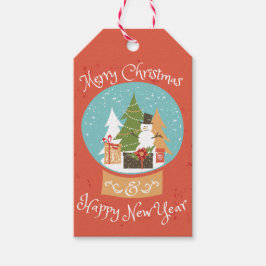 Etiqueta Para Presente Feliz Feliz ano novo de Natal