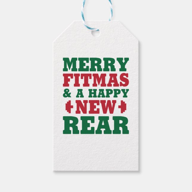Etiqueta Para Presente Feliz Fitmas (Frente)