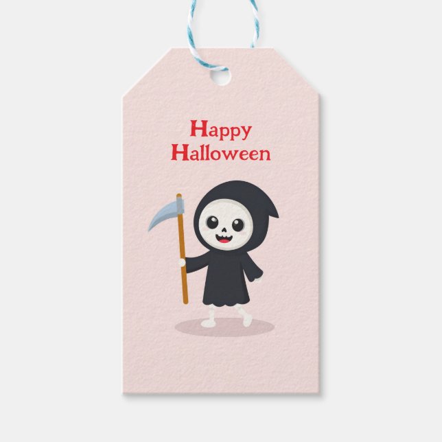 Etiqueta Para Presente Feliz Halloween (Frente)