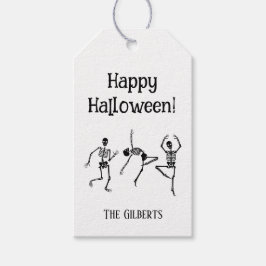 Etiqueta Para Presente Feliz Halloween Moderno Mínimo Personalizado