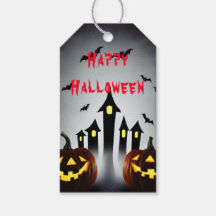 Etiqueta Para Presente Feliz Halloween Presentes Abóbora Sinistra